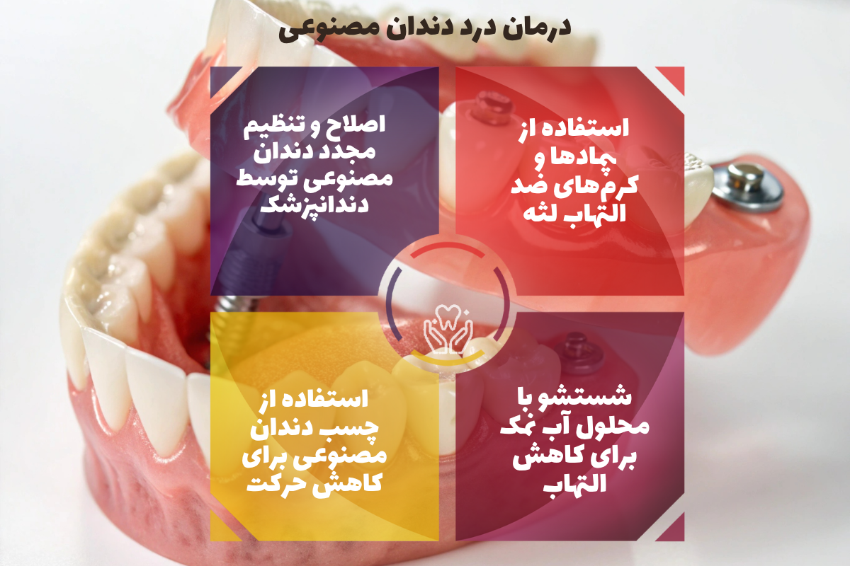 درمان درد دندان مصنوعی