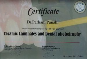 گذراندن دوره تخصصی لمینت سرامیکی